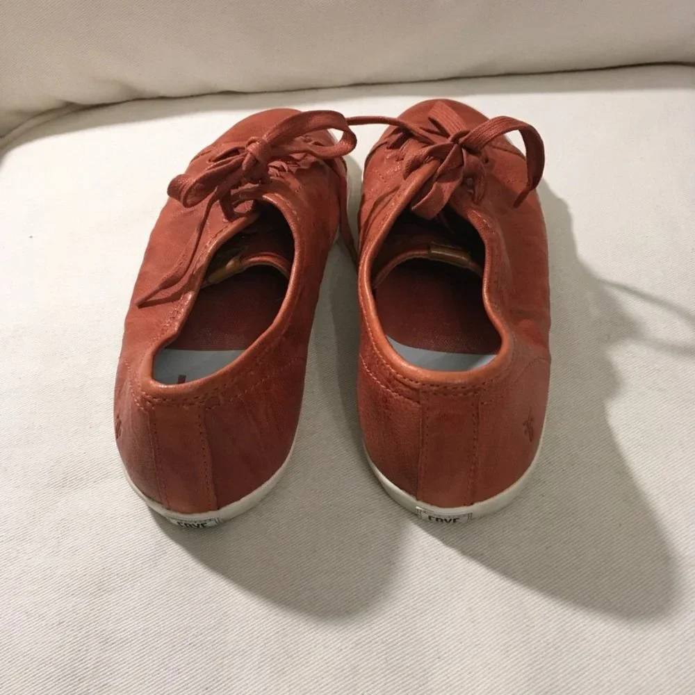 Frye Miller Low Top Waxed Brown Vintage Sneaker
